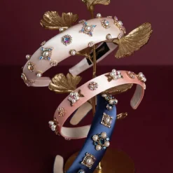 Jewel Encrusted Pink Hairband