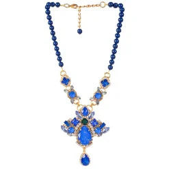 Vicki Sarge Large Blue Necklace